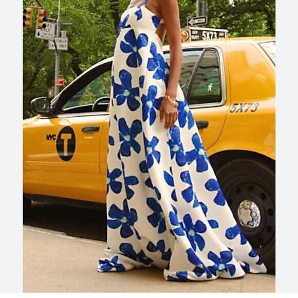 Anthropologie Dresses & Skirts - Anthropologie SAU LEE Lucia Square-Neck Satin Maxi Dress